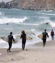 Squishing the image to Tall. Note surfers remain normal.